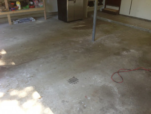 Epoxy Floor Before: Chicago Suburbs