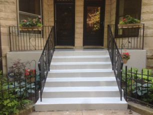 Epoxy Stairs Cover: Chicago Suburbs